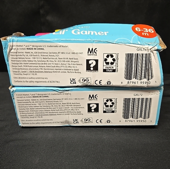 3pc Mixed Lot Of Fisher Price Laugh & Learn Lil Gamers 6-36 Months Damaged Boxes - Picture 10 of 10